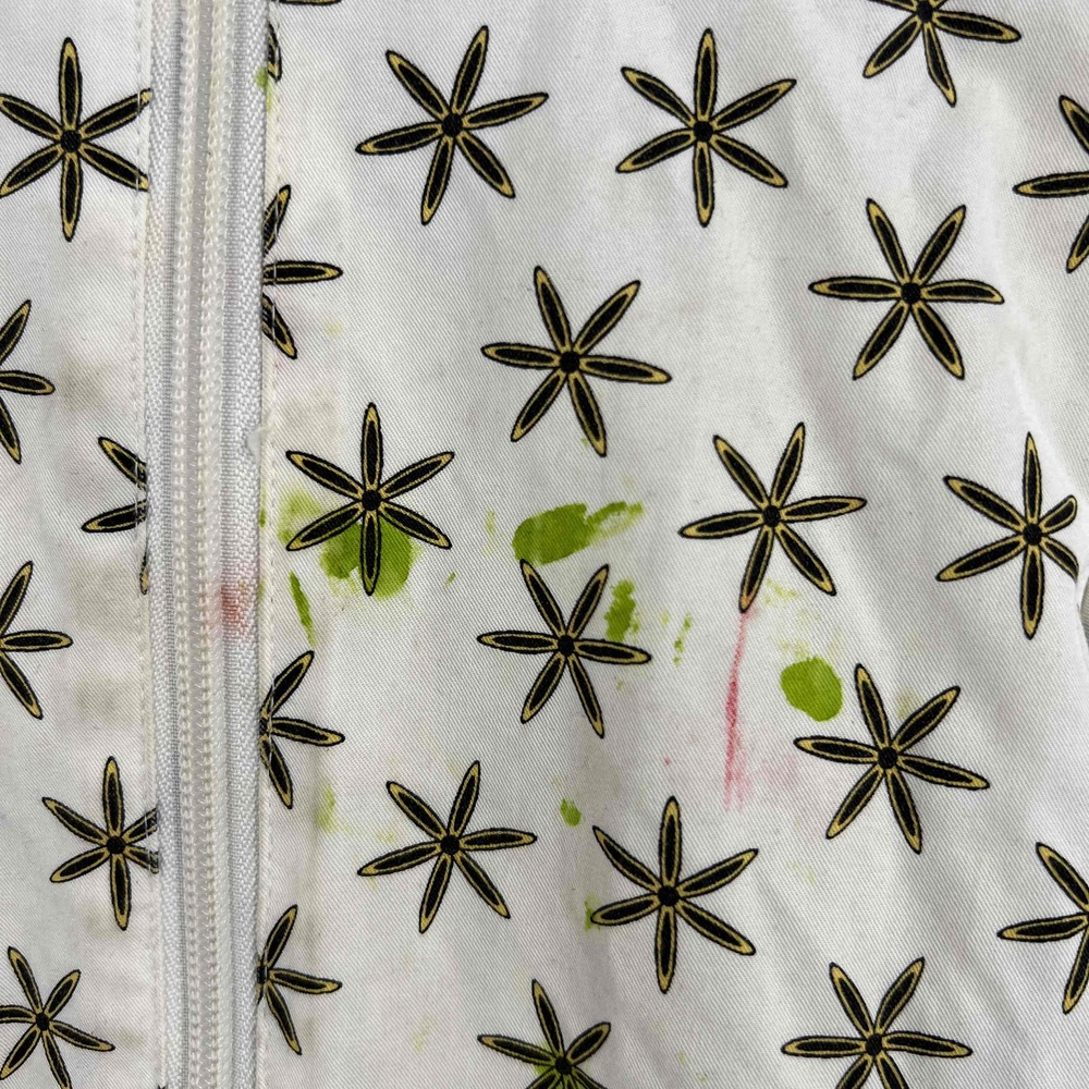 Kickee Pants‎ Raincoat Fleece Lined White Zipper Star Hooded Jacket Size 3T Play - Picture 7 of 7